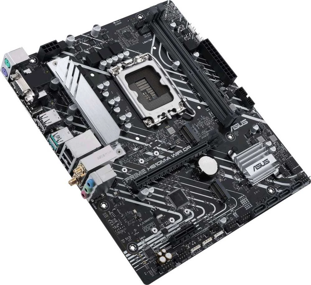 Pagrindinė plokštė ASUS PRIME H610M-A WIFI D4, LGA 1700, Micro-ATX