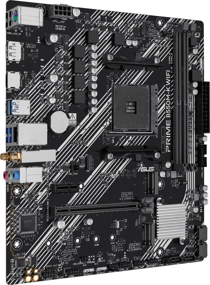 pagrindinė plokštė Asus PRIME B550M-K WIFI