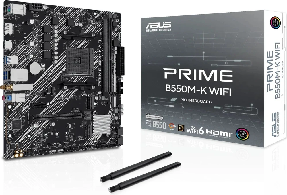 pagrindinė plokštė Asus PRIME B550M-K WIFI