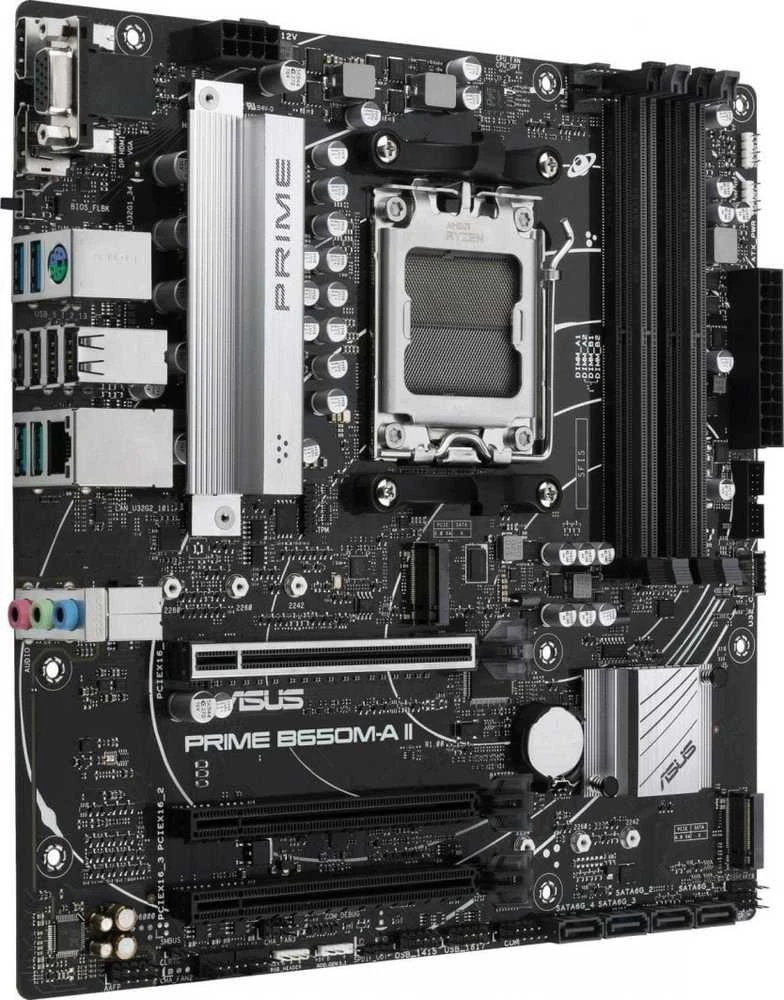 ASUS Prime B650M-A II-CSM, AMD B650 pagrindinė plokštė, AM5 lizdas, DDR5
