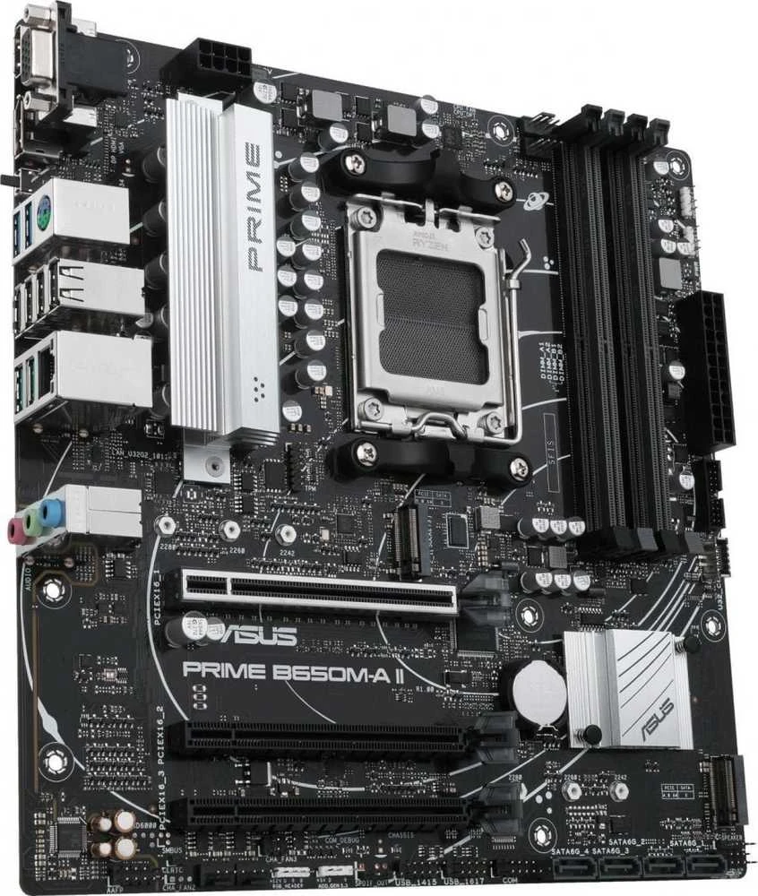 ASUS Prime B650M-A II-CSM, AMD B650 pagrindinė plokštė, AM5 lizdas, DDR5