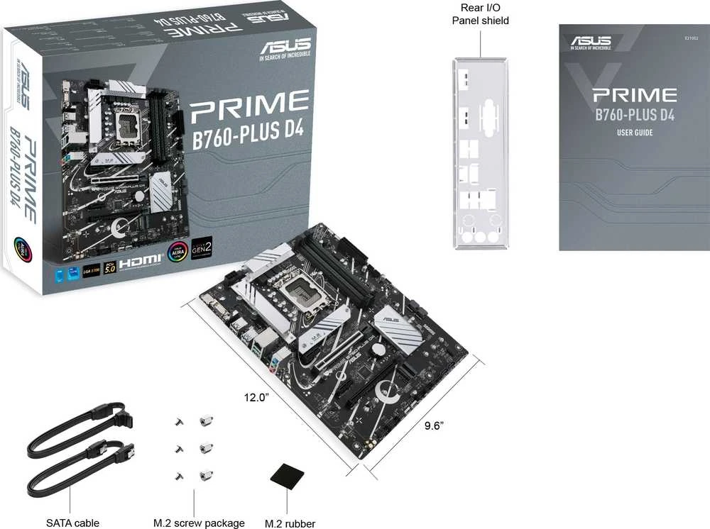 Pagrindinė plokštė ASUS PRIME B760-PLUS D4