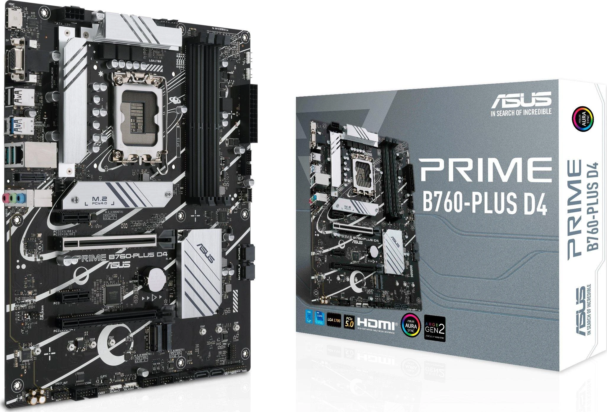 Pagrindinė plokštė ASUS PRIME B760-PLUS D4