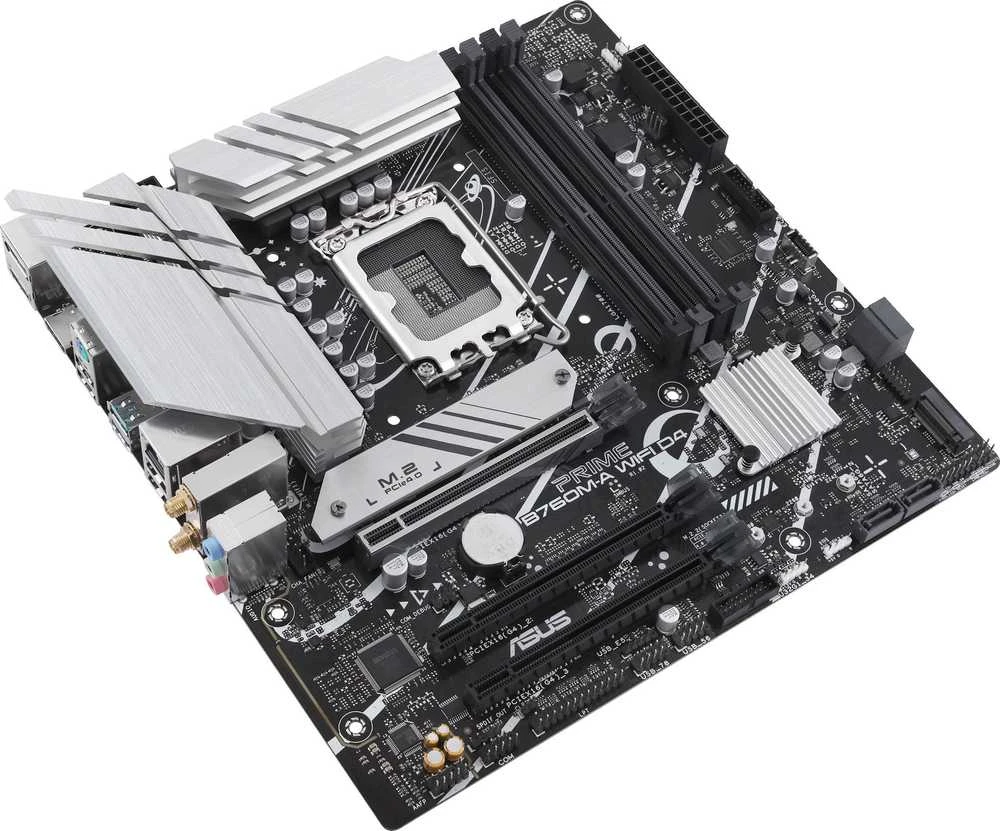 Pagrindinė plokštė ASUS PRIME B760M-A WIFI D4, LGA1700, Micro-ATX, DDR4