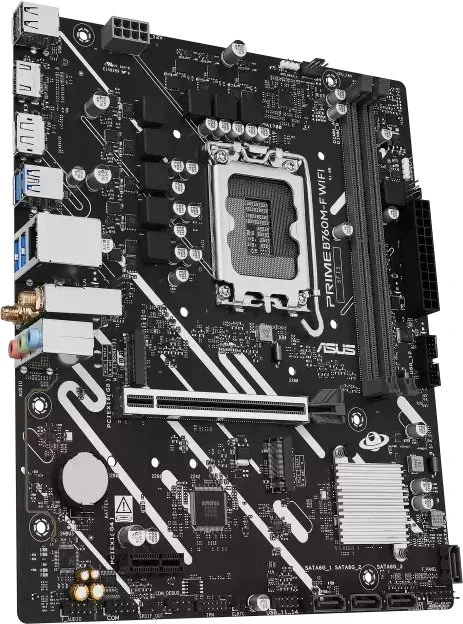 Pagrindinė plokštė ASUS 1700 B760M-F WIFI PRIME - DDR5/2xM.2/DP/HDMI