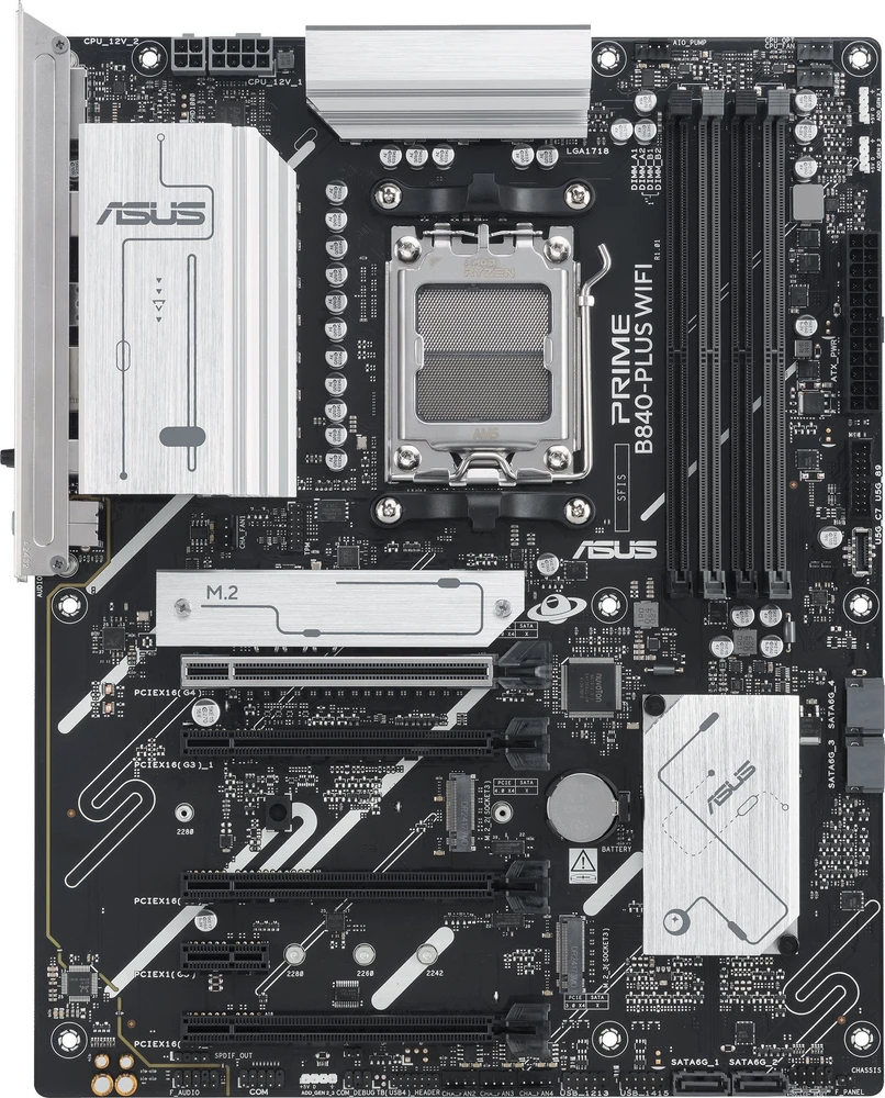 Pagrindinė plokštė ASUS PRIME B840-PLUS WIFI AMD B840 Socket AM5 ATX