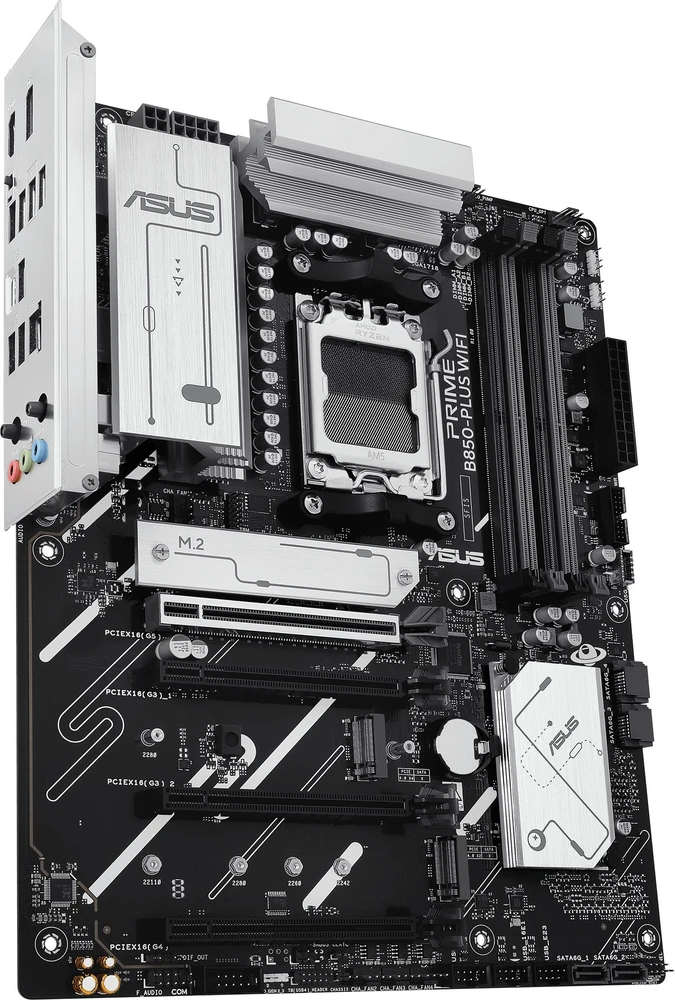 Pagrindinė plokštė|ASUS|AMD B850|SAM5|ATX|DDR5 atmintis|Atminties lizdai 4|2xPCI-Express 3.0 16x|1xPCI-Express 4.0 16x|1xPCI-Express 5.0 16x|3xM.2|1xHDMI|1xDisplayPort|3xUSB 2.0|5xUSB 3.2 B tipo|2xUSB-C|3xAudio prievadas|PRIMEB850-PLUSWIFI