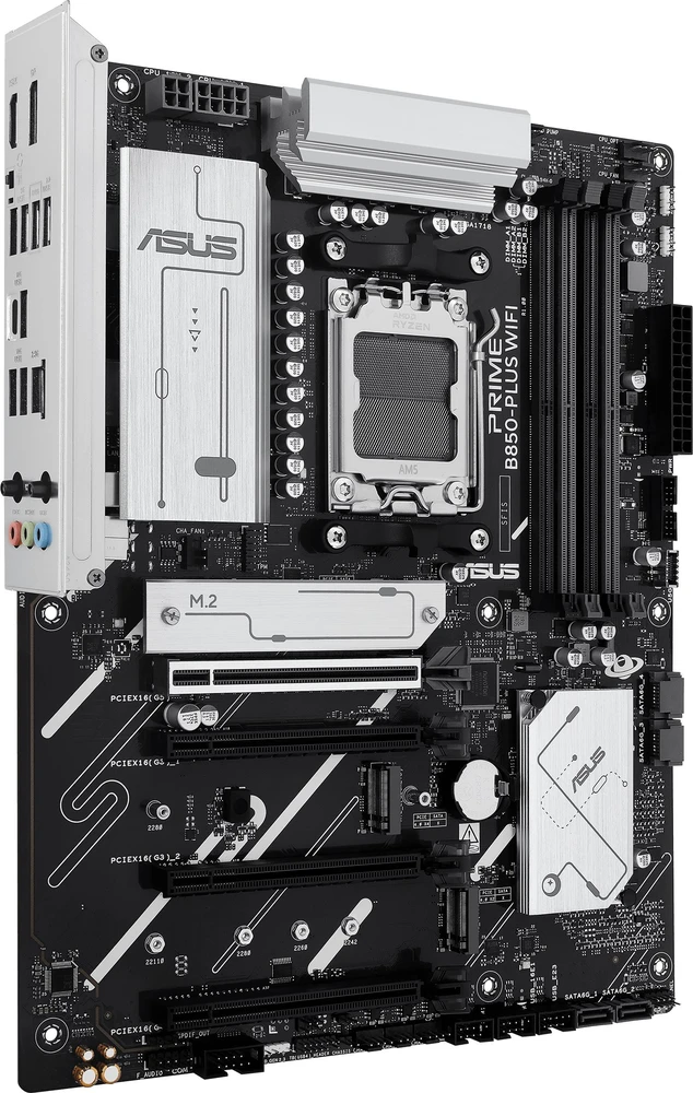 Pagrindinė plokštė|ASUS|AMD B850|SAM5|ATX|DDR5 atmintis|Atminties lizdai 4|2xPCI-Express 3.0 16x|1xPCI-Express 4.0 16x|1xPCI-Express 5.0 16x|3xM.2|1xHDMI|1xDisplayPort|3xUSB 2.0|5xUSB 3.2 B tipo|2xUSB-C|3xAudio prievadas|PRIMEB850-PLUSWIFI