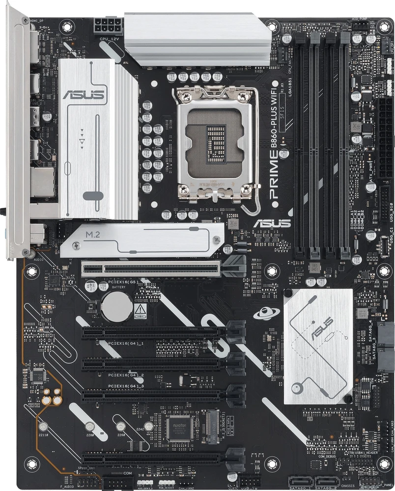 Pagrindinė plokštė ASUS PRIME B860-PLUS WIFI Intel B860 LGA 1851 (V1 lizdas) ATX