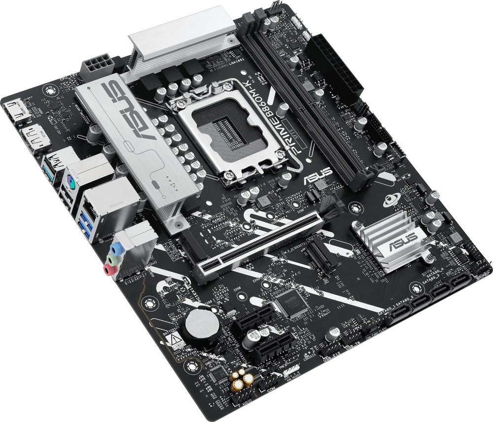 Pagrindinė plokštė ASUS PRIME B860M-K Intel B860 LGA 1851 (V1 lizdas) mikro ATX