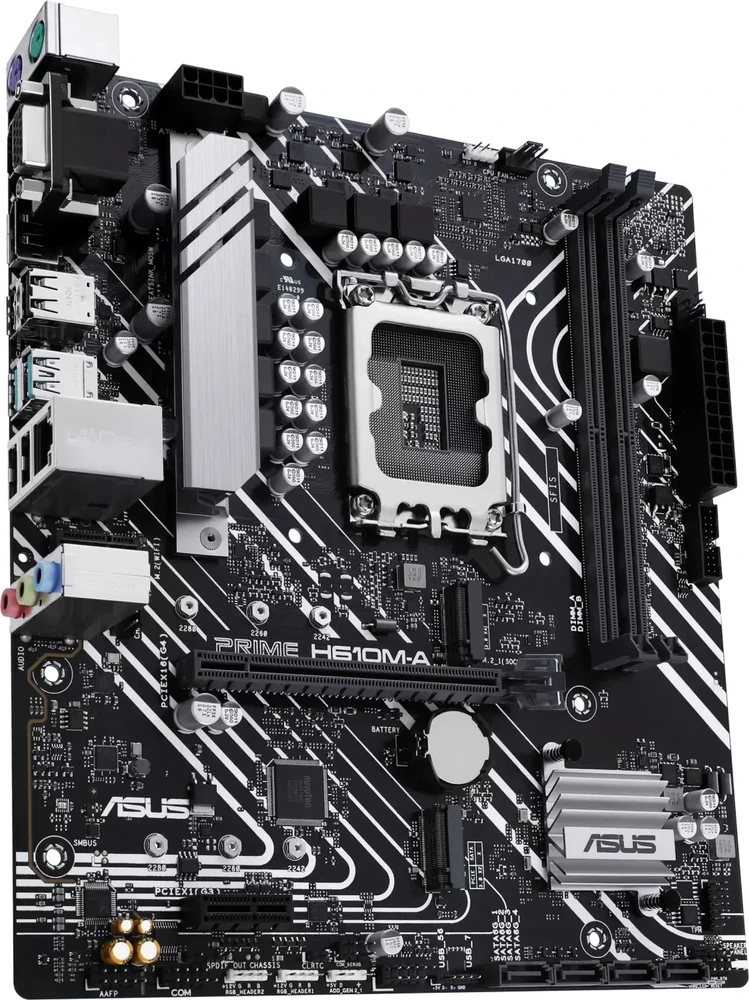 Pagrindinė plokštė Asus PRIME H610M-A R2.0 | Procesorių šeima Intel | Procesoriaus lizdas LGA1700 | Palaikomos standžiojo disko sąsajos M.2, SATA | SATA jungčių skaičius 4