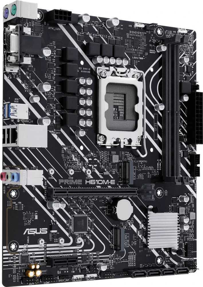 ASUS Prime H610M-E-CSM, Intel H610 pagrindinė plokštė - LGA1700 lizdas, DDR5