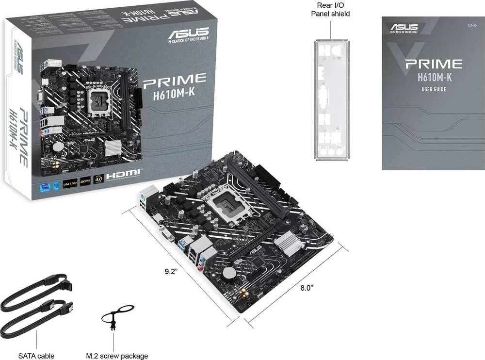 Pagrindinė plokštė „Asus“ procesorių šeima „Intel“ | Procesoriaus lizdas LGA1700 | DDR5 DIMM | Palaikomos standžiojo disko sąsajos SATA, M.2 | SATA jungčių skaičius: 4