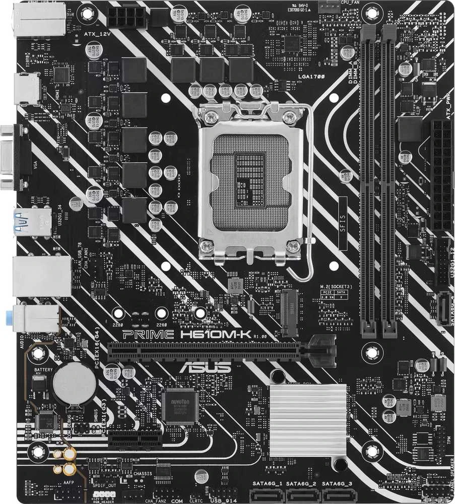 Pagrindinė plokštė „Asus“ procesorių šeima „Intel“ | Procesoriaus lizdas LGA1700 | DDR5 DIMM | Palaikomos standžiojo disko sąsajos SATA, M.2 | SATA jungčių skaičius: 4