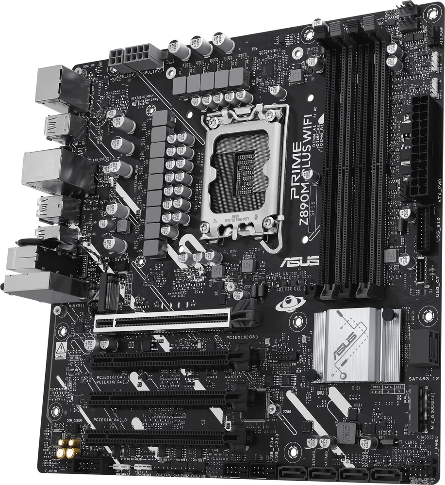 Pagrindinė plokštė Motininė Plokštė - ASUS PRIME Z890M-PLUS WIFI Intel Z890 LGA 1851 micro ATX