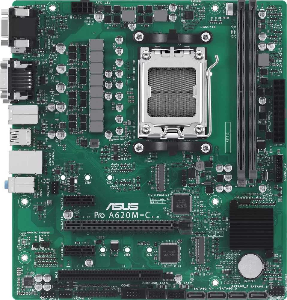 Pagrindinė plokštė ASUS PRO A620M-C-CSM mATX