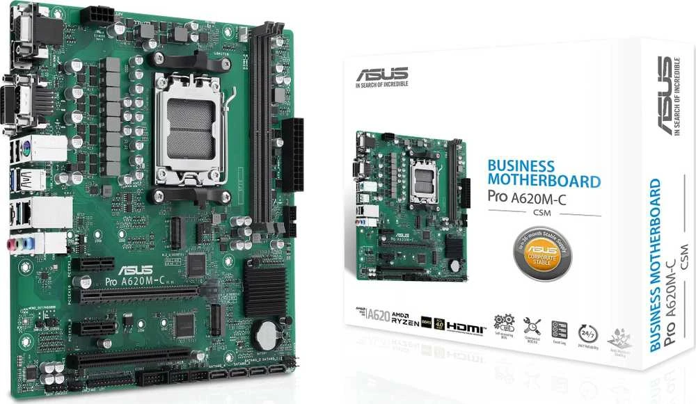 Pagrindinė plokštė ASUS PRO A620M-C-CSM mATX