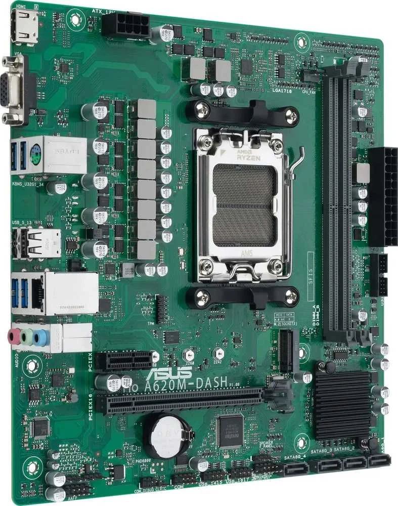 pagrindinė plokštė Asus PRO A620M-DASH-CSM