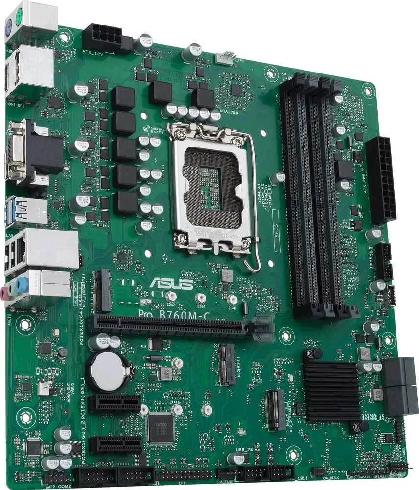 Pagrindinė plokštė ASUS Pro B760M-C-CSM/LGA1700/mATX