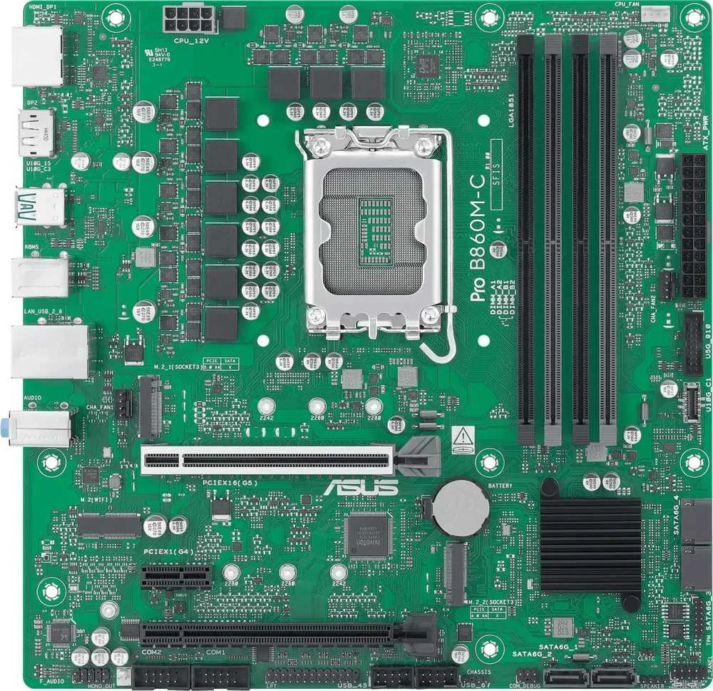 Pagrindinė plokštė 1851 ASUS B860M-C-CSM