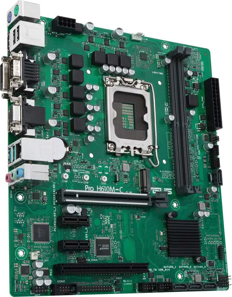 Pagrindinė plokštė ASUS Pro H610M-C-CSM/Micro-ATX/LGA1700