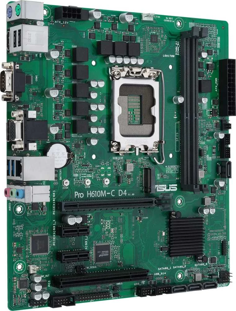 Motininė Plokštė - ASUS PRO H610M-C D4-CSM Intel H610 LGA 1700 micro ATX