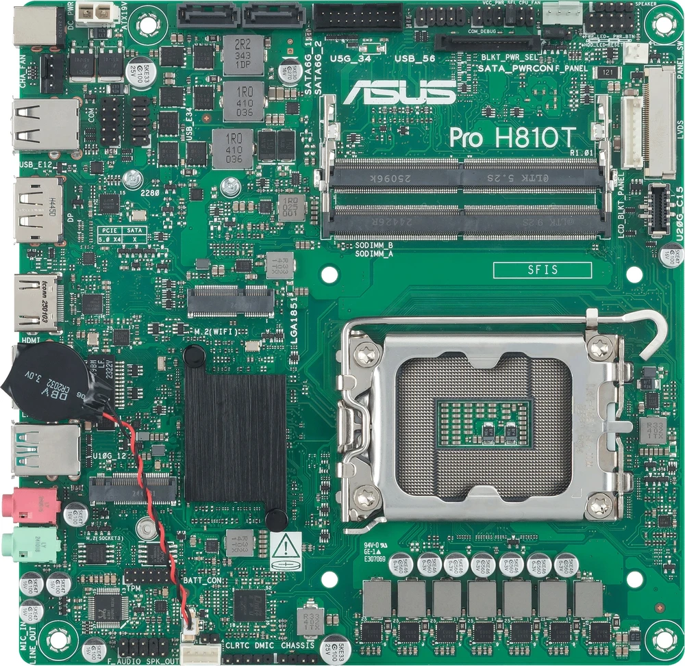 Pagrindinė plokštė Pagrindinės plokštės ASUS PRO H810T-CSM
