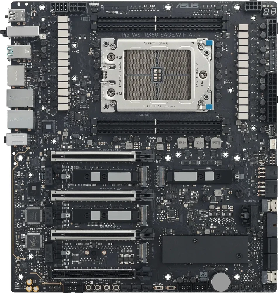 ASUS PRO WS TRX50-SAGE WIFI A AMD TRX50 Socket sTR5 CEB