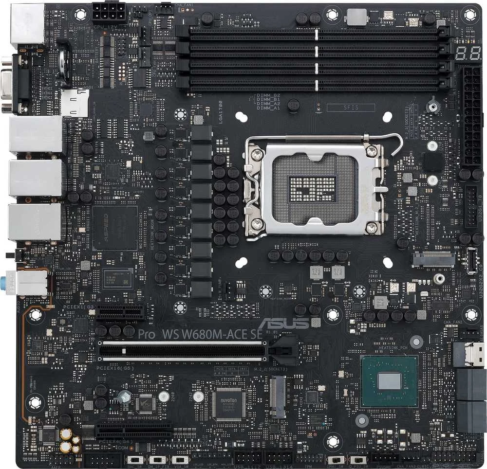 Pagrindinė plokštė ASUS Pro WS W680M-ACE SE