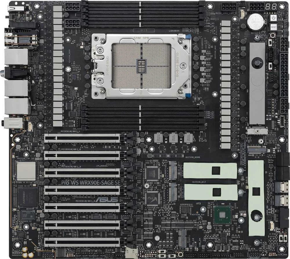 Pagrindinė plokštė ASUS PRO WS WRX90E-SAGE SE