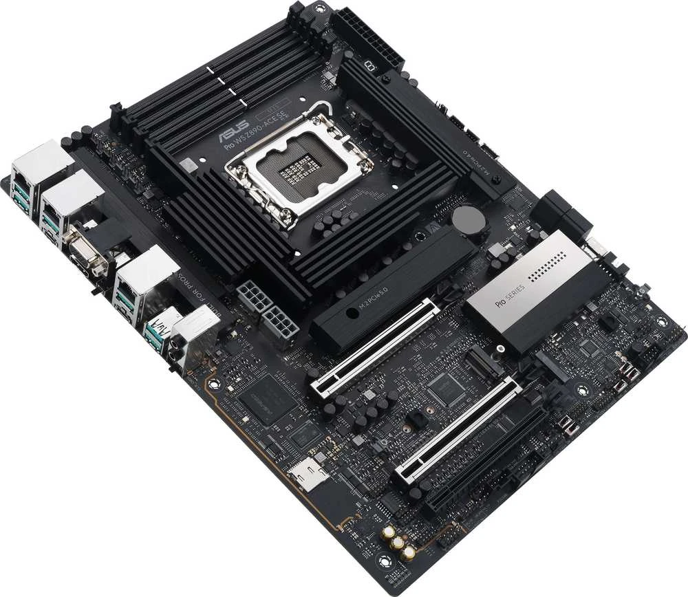 ASUS Pro WS Z890-ACE SE pagrindinė plokštė, LGA 1851 lizdas, Intel Z890, ATX, DDR5