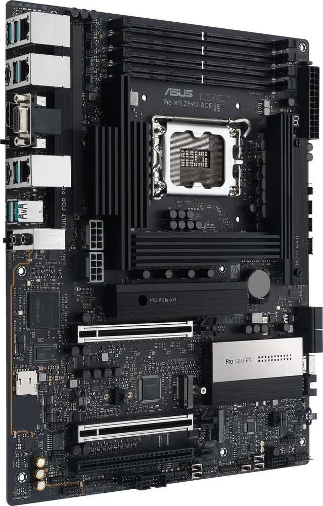 ASUS Pro WS Z890-ACE SE pagrindinė plokštė, LGA 1851 lizdas, Intel Z890, ATX, DDR5