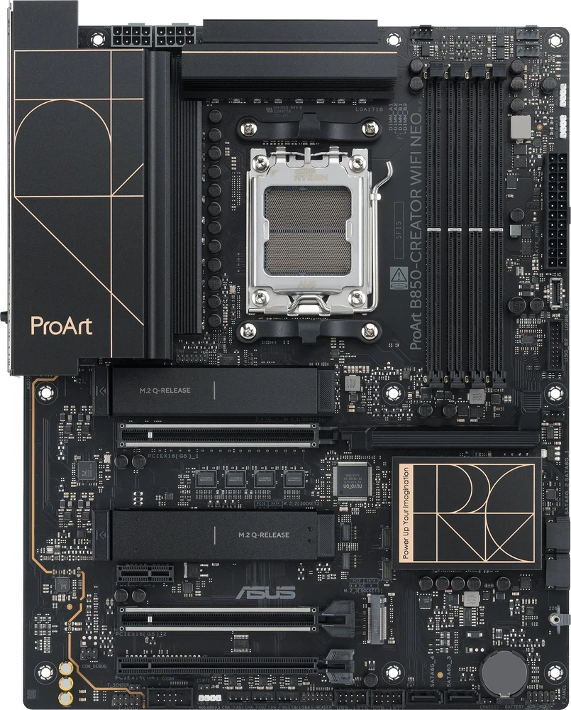 ASUS PROART B850-CREATOR WIFI NEO AMD B850 Socket AM5 ATX pagrindinė plokštė