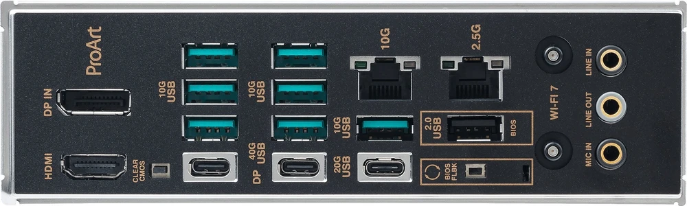 Pagrindinė plokštė Asus PROART X870E-CREATOR WIFI