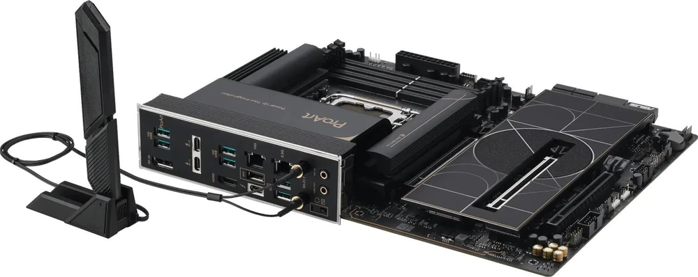 Pagrindinė plokštė ASUS PROART Z890-CREATOR WIFI LGA1851 4xDDR5 ATX MB 4xSATA 1xHDMI 2.1 3xThunderbolt 5xM.2