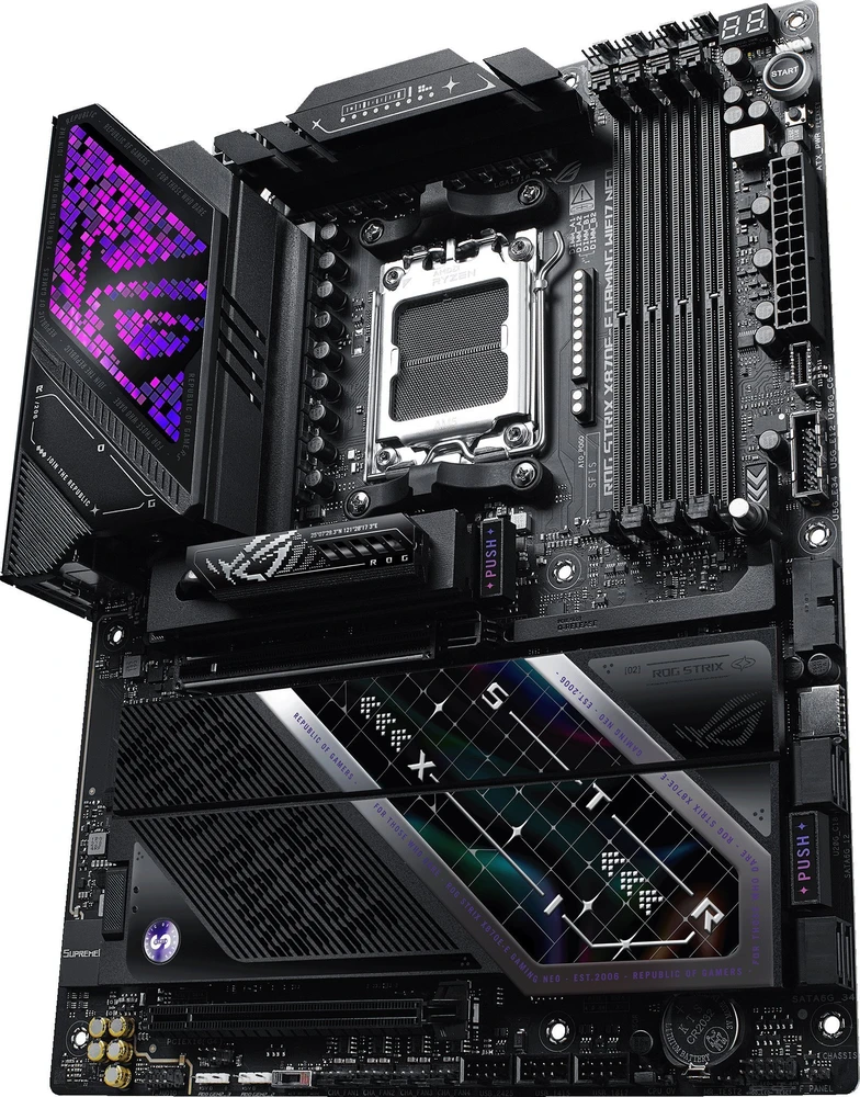 Pagrindinė plokštė ASUS ROG STRIX X870E-E GAMING WIFI7 NEO AMD X870E Socket AM5 ATX