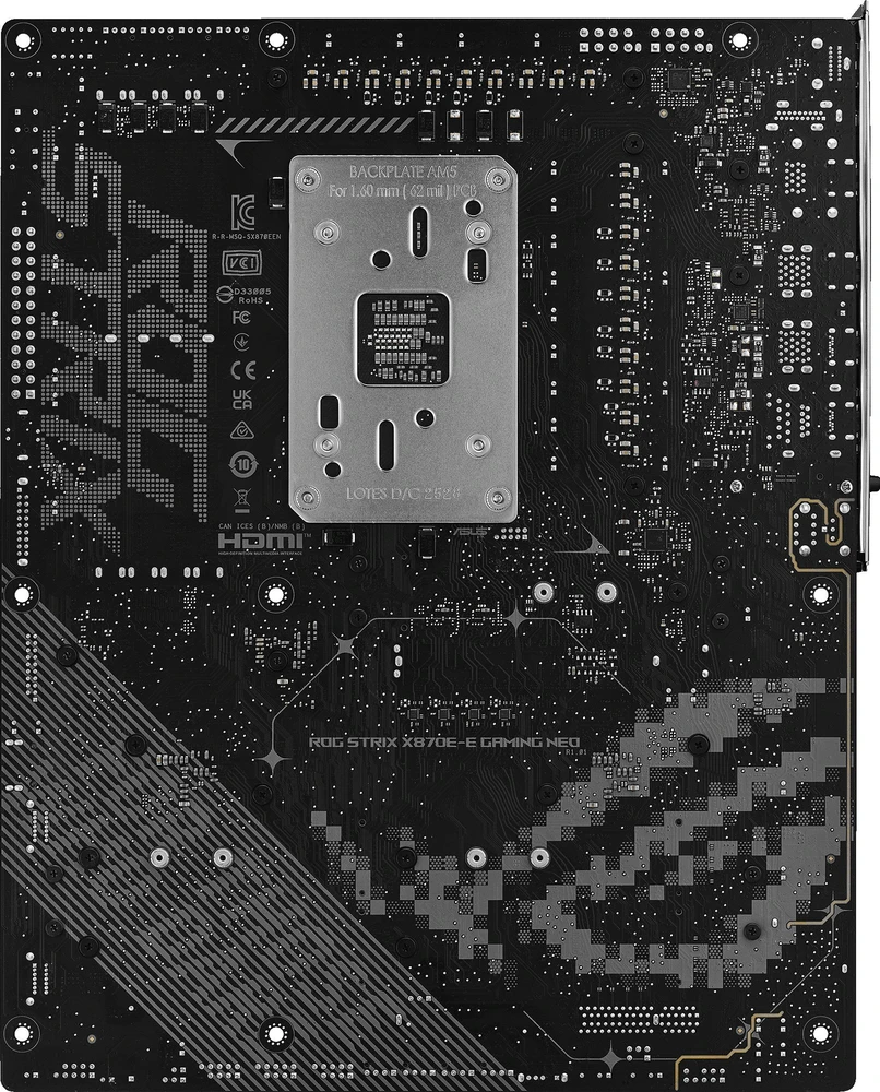 Pagrindinė plokštė ASUS ROG STRIX X870E-E GAMING WIFI7 NEO AMD X870E Socket AM5 ATX