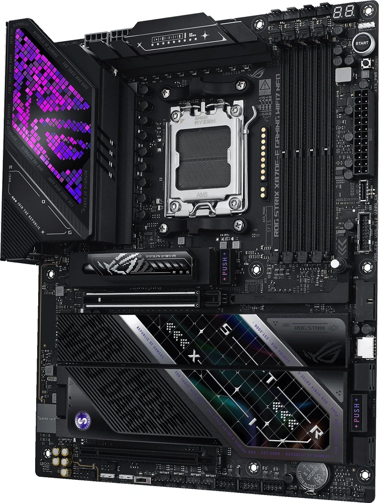 Pagrindinė plokštė ASUS ROG STRIX X870E-E GAMING WIFI7 NEO AMD X870E Socket AM5 ATX