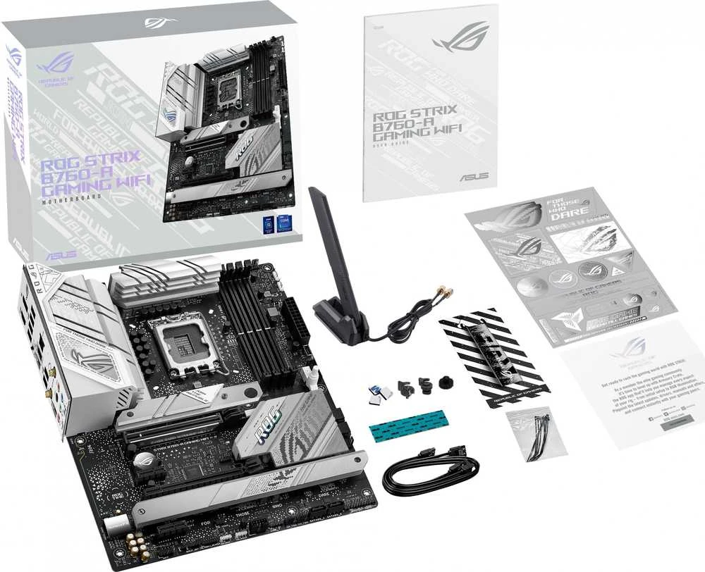 Pagrindinė plokštė ASUS Intel B760 Express/LGA1700/ATX/Memory DDR5/Atminties lizdai 4/2xPCI-Express 3.0 1x/1xPCI-Express 3.0 16x/1xPCI-Express 5.0 16x/3xM.2/1xHDMI/1xDisplayPort/4xUSB 2.0/3xUSB 3.2/2xUSB-C/1xRJ45/5xAudio port