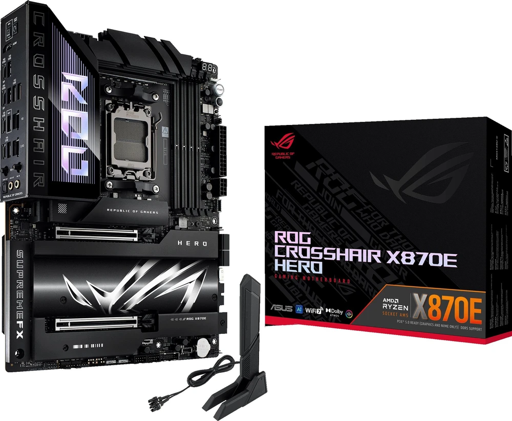 Pagrindinė plokštė Asus ROG CROSSHAIR X870E HERO