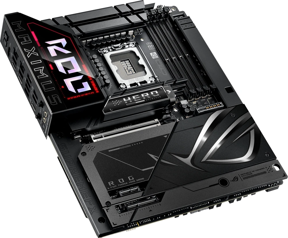 Pagrindinė plokštė MB ASUS ROG MAXIMUS Z890 HERO BTF (Intel.LGA1851.DDR5.ATX)