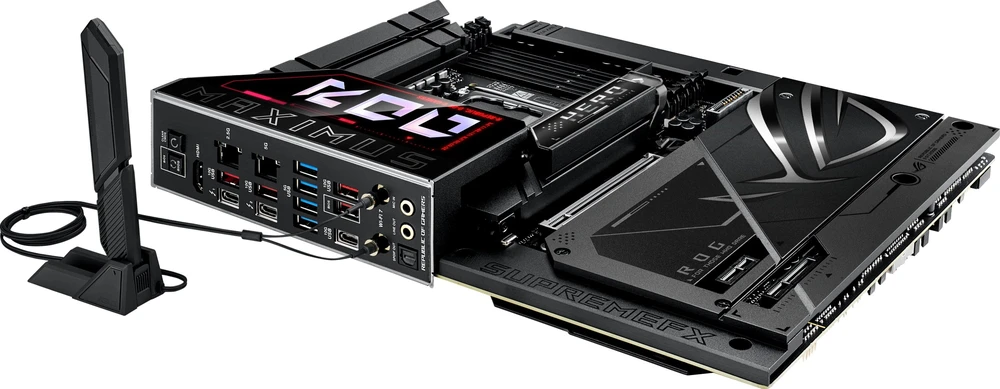 Pagrindinė plokštė MB ASUS ROG MAXIMUS Z890 HERO BTF (Intel.LGA1851.DDR5.ATX)