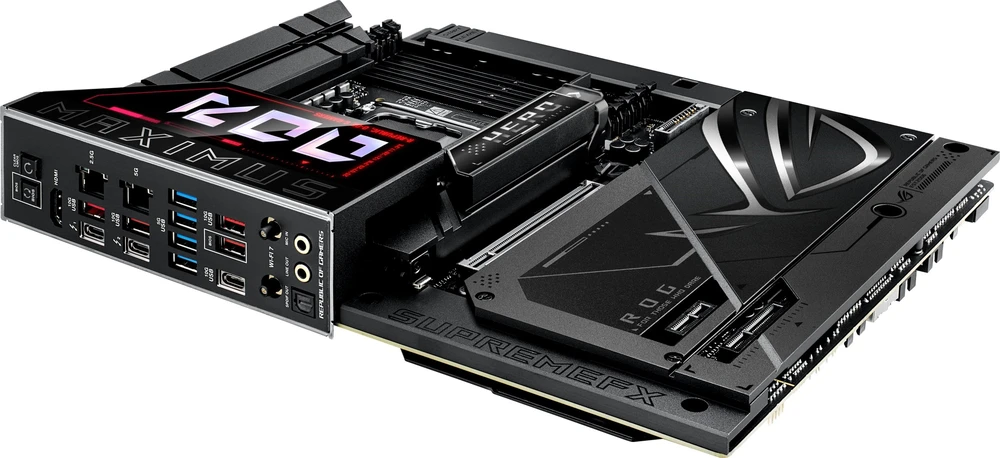 Pagrindinė plokštė MB ASUS ROG MAXIMUS Z890 HERO BTF (Intel.LGA1851.DDR5.ATX)