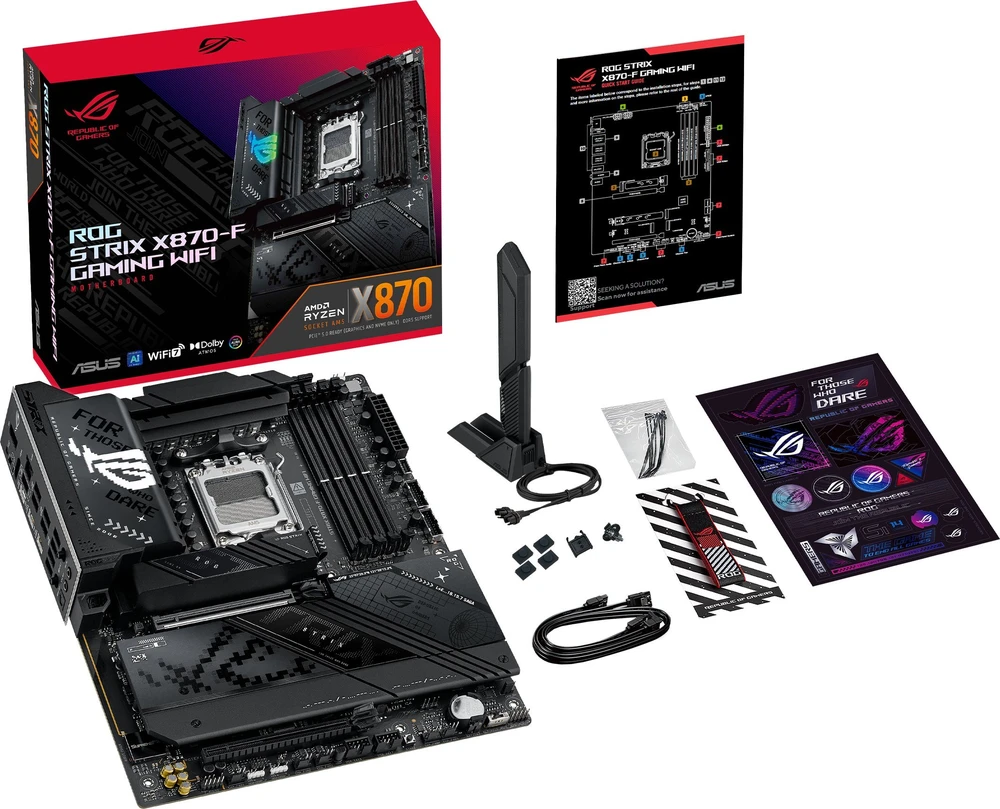 Pagrindinė plokštė Asus ROG STRIX X870-F GAMING WIFI