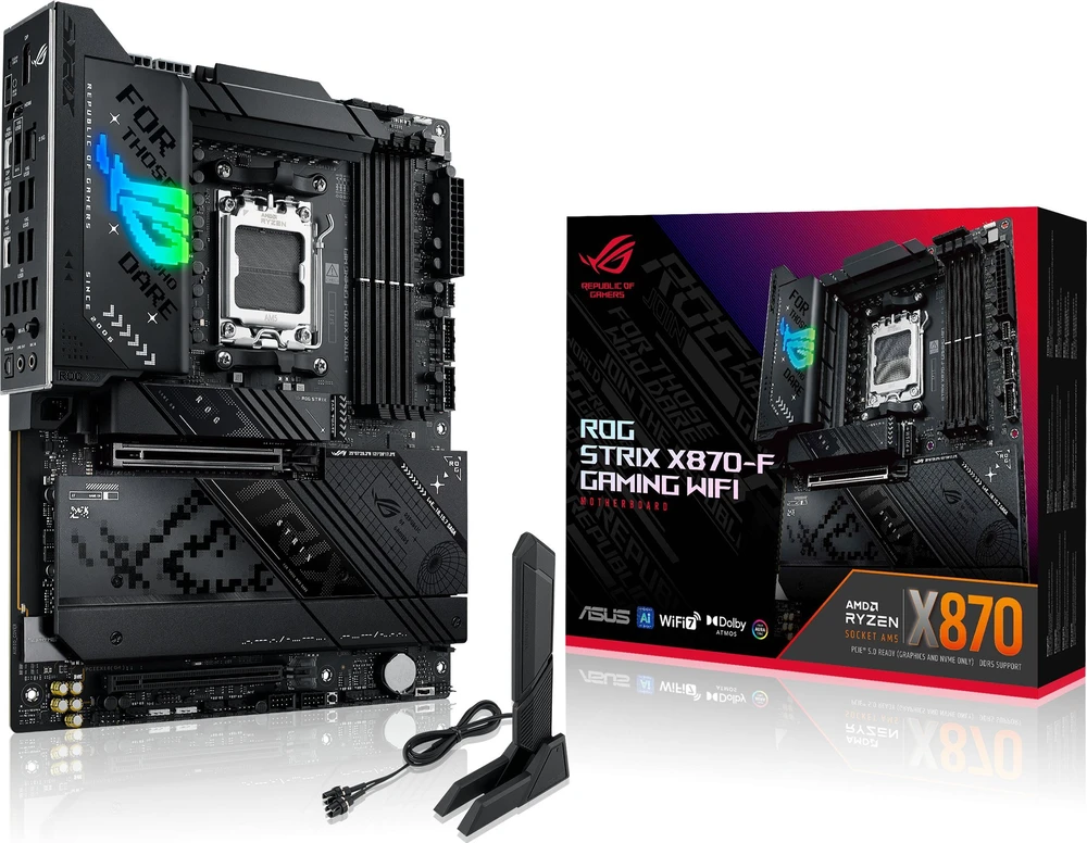 Pagrindinė plokštė Asus ROG STRIX X870-F GAMING WIFI