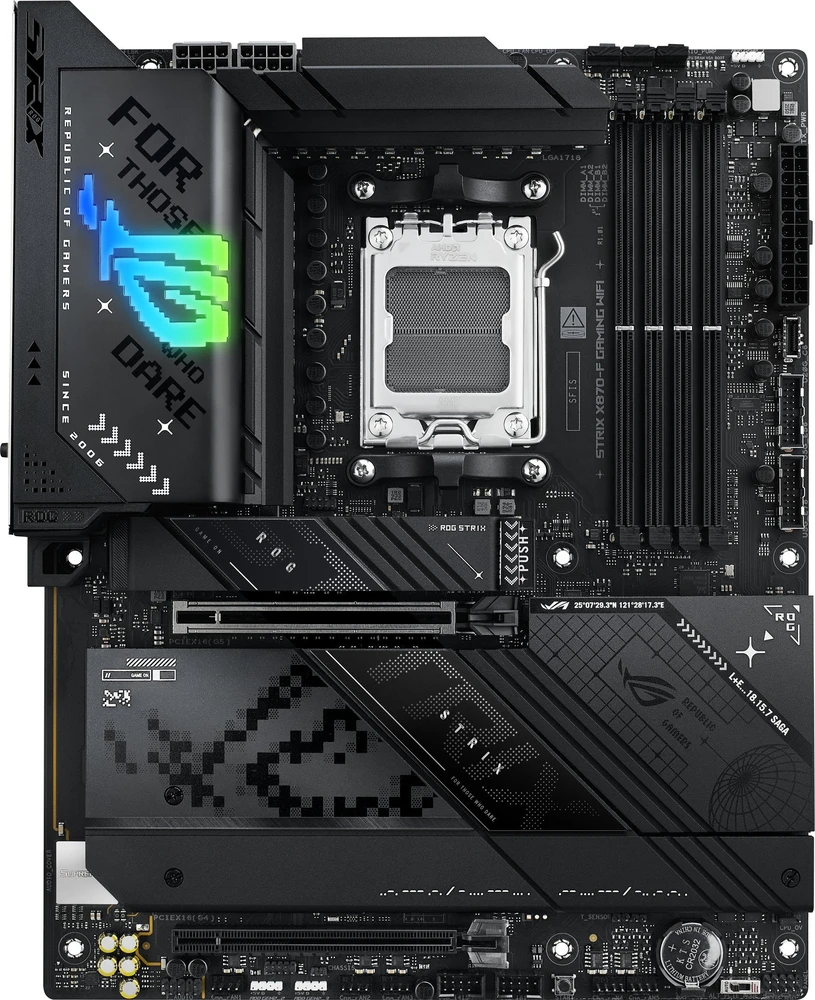 Pagrindinė plokštė Asus ROG STRIX X870-F GAMING WIFI
