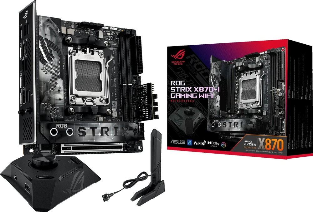 Pagrindinė plokštė ASUS ROG STRIX X870-I GAMING WIFI