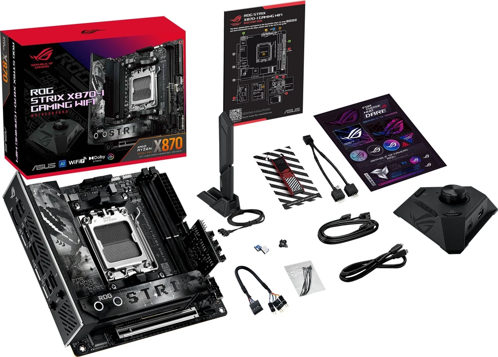 Pagrindinė plokštė ASUS ROG STRIX X870-I GAMING WIFI
