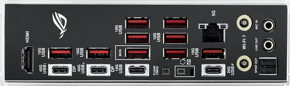Pagrindinė plokštė Asus ROG STRIX X870E-E GAMING WIFI