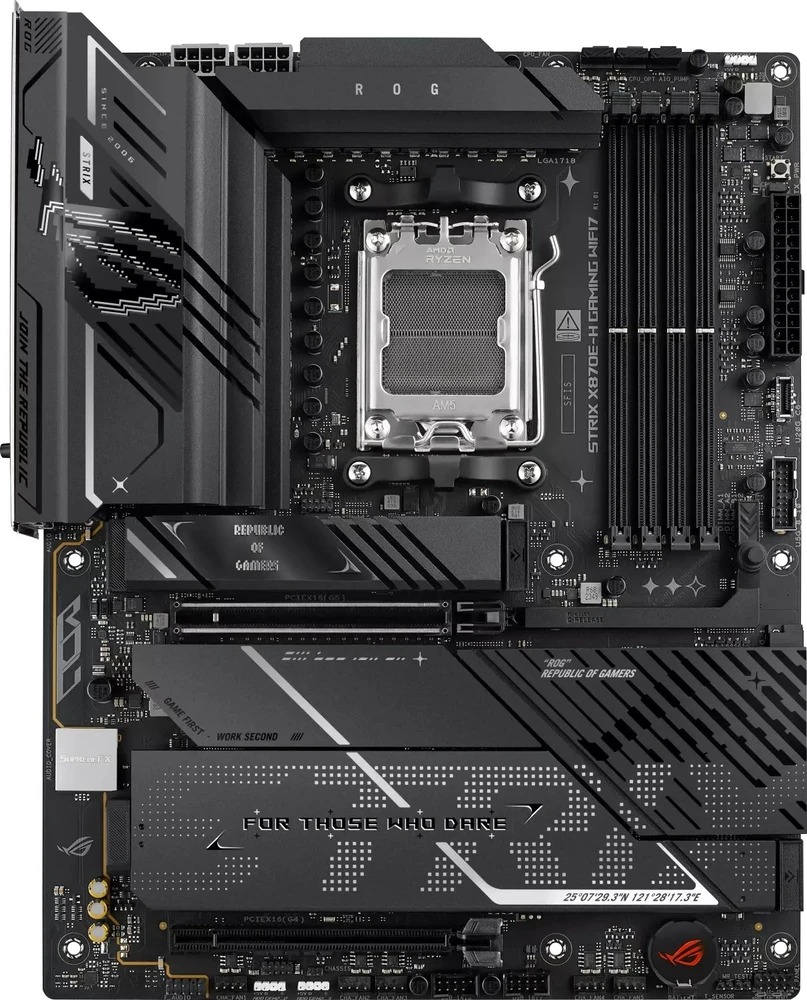 Pagrindinė plokštė ASUS ROG STRIX X870E-H GAMING WIFI7